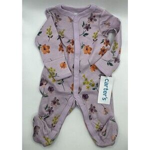 Carters Baby Girls Floral Snap-Up Sleep & Play Newborn